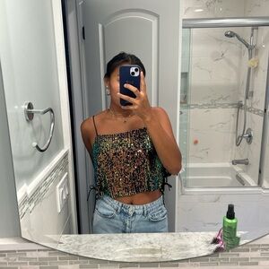 Adikq sparkly tank top